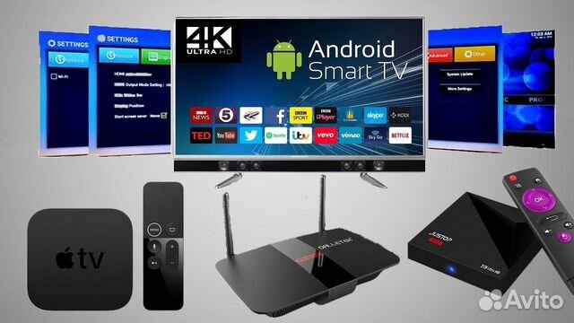 Ремонт Смарт тв боксов, DVB-T2 цифрового тв