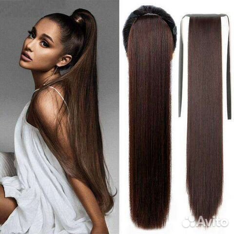 Хвост на ленте, накладной 55 см