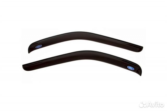 Дефлектор окон 2 шт. (накладной скотч 3м) ford tra