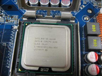 Intel Core 2 Quad Q6600, 4 ядра, LGA 775