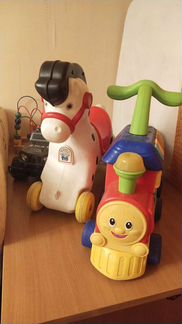 Паровоз, конь, машинка, лабиринт