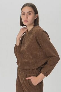 Вельветовый костюм с брюками