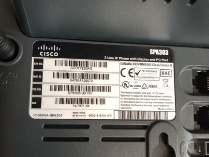 Ip телефон Cisco 303