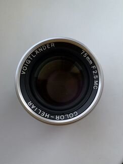 Voigtlander 75 mm f/ 2.5 Color Heliar m39