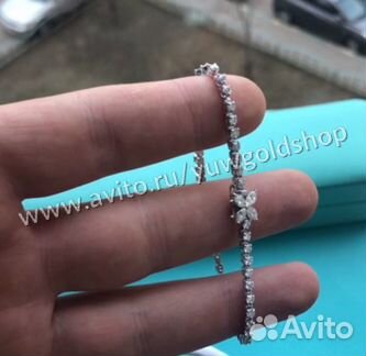 Новый золотой браслет Tiffany and Co 2.85 ct 4/4