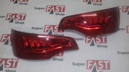 Фонари комплект audi q7 led рест