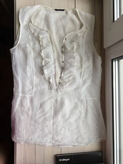 Шелковая блузка massimo dutti