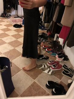 Чёрная юбка миди zara