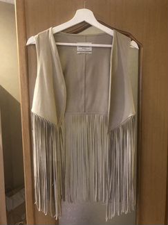 Жилетка женская с бахромой