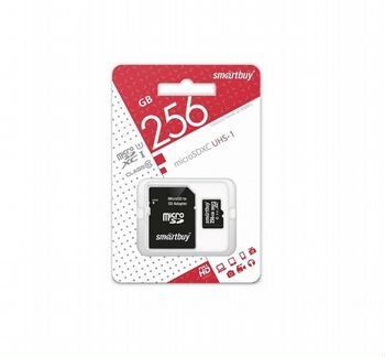 Карта памяти 256GB smartbuy microsd