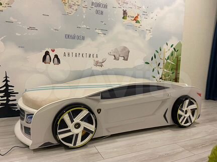 Детская кровать машина новая