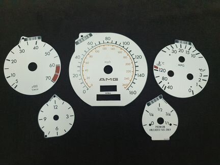 W124 W129 NR - белый фон