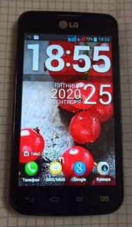 Компактный Телефон LG 2 Сим L5 II Dual E455 Duos