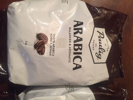 Кофе в зернах 1 кг Paulig арабика