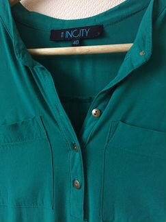 Изумрудное платье Incity идеальное состояние