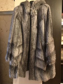 Шуба из нутрии, размер 54-56