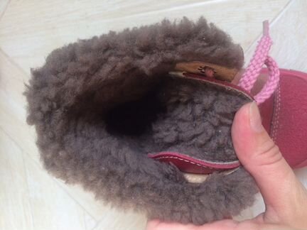 Зимние кожаные ботиночки на меху Тотто 26 размер