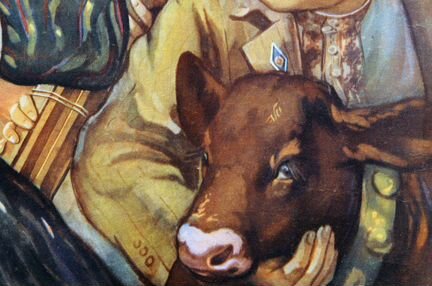 Советский плакат СССР Виктора Корецкого 1954 г