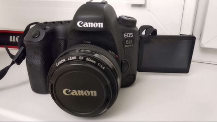 Canon 6d mark 2 + 50mm 1.4 + 3 акб