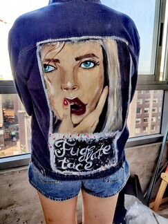 Кастомная Джинсовая куртка