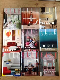 Интерьерные журналы Architectural Digest и Elle De