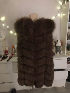 Жилет меховой женский