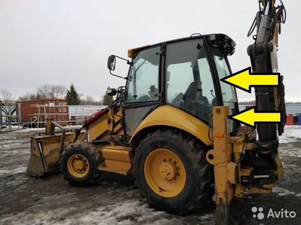 Задние стекла на Катэрпиллер 428E