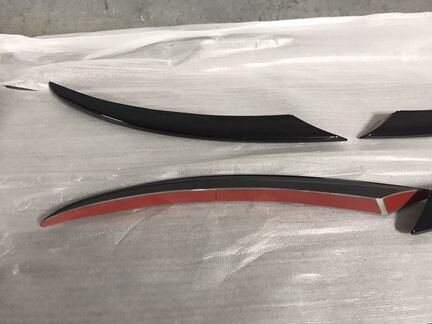 Накладки переднего бампера AMG w205