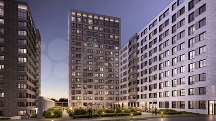 1-к апартаменты, 43.1 м², 2/9 эт.