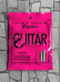 Набор струн для гитары Orphee (1 пачка - 6 струн)