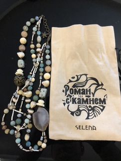 Колье Роман с камнем