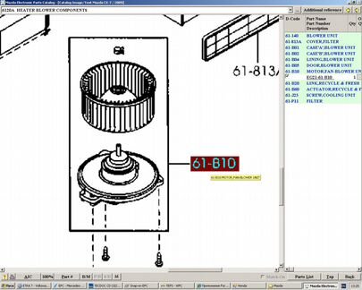Мотор печки Mazda CX-7 2007- EG2161B10