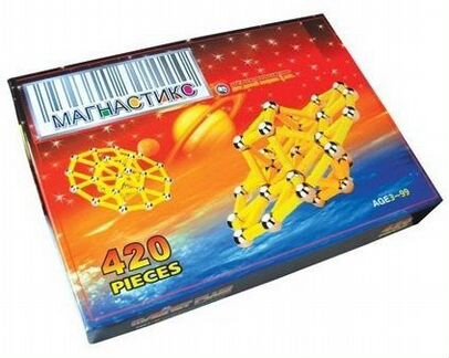 Магнитный конструктор 420 деталей - новый