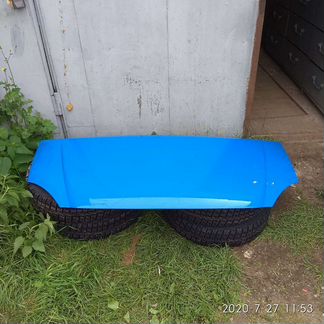 Капот Газель синий 