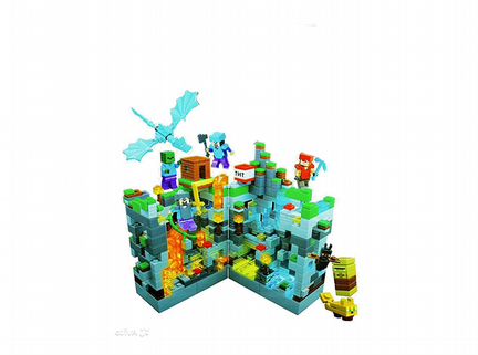 Lego Конструктор Minecraft LED 858 Деталей