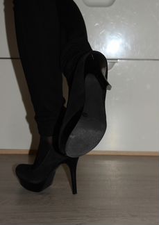 Черные туфли Jessica Simpson 38 р-р, каблук 12 см