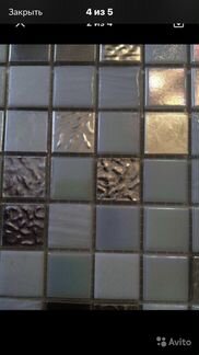 Итальянская мозаика bisazza с серебром