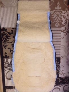 Меховой конверт в коляску womar