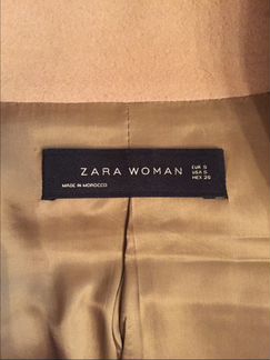 Женское шерстяное пальто Zara