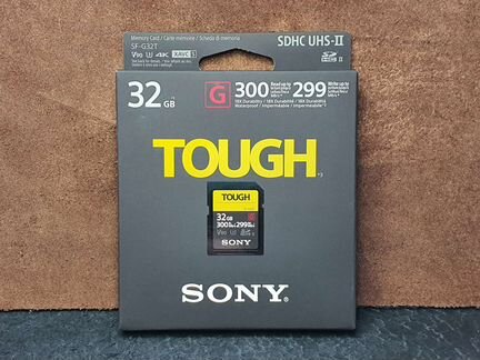 Карта памяти Sony tough sdhc 32GB SF-G32T1 UHS-II