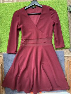 Куртка бершка bershka /Платье бордовое Tally weijl
