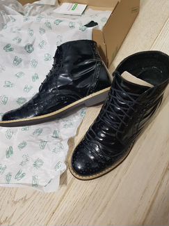 Ботинки лаковая кожа