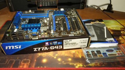 Материнская плата MSI z77a g43