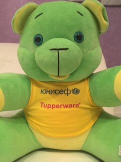 Мягкая игрушка Tupperware медвежонок Юнисеф