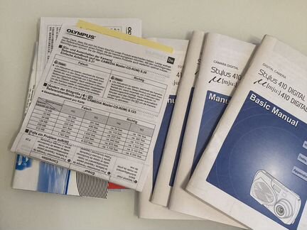 Инструкция к фотоаппарату Olympus и пульт