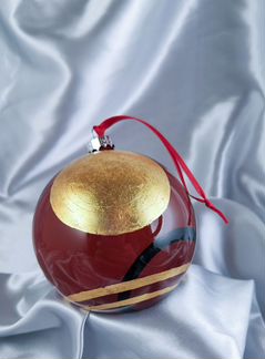 Елочное украшение шар 10 см, 