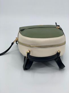 Женский рюкзак Coach Коач из кожи хаки новый