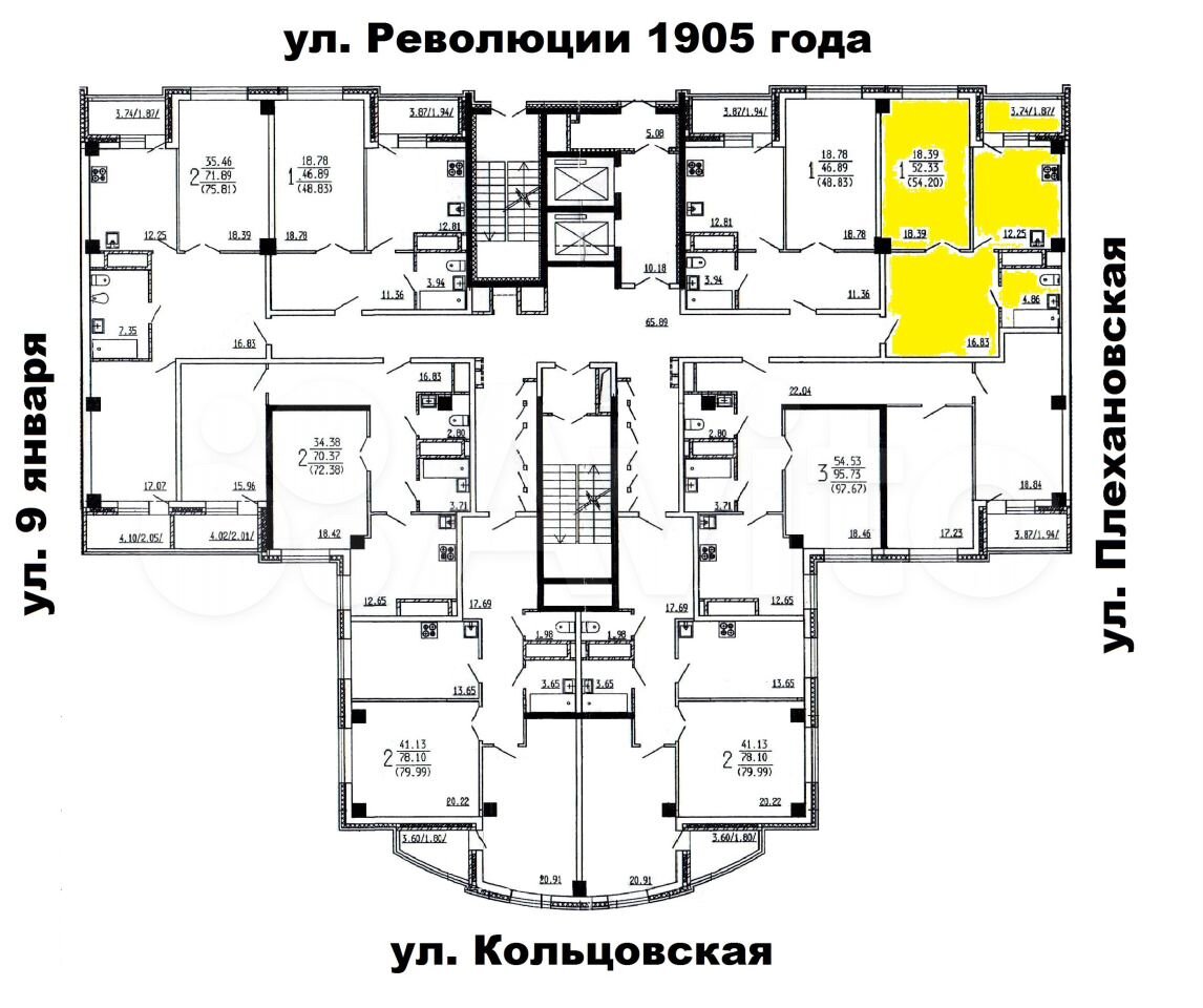 ЖК Финист планировки