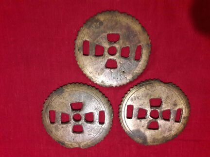 Элементы украшения конской упряжи Бронза 18-19 век