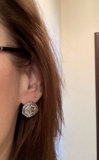 Кольцо, серьги серебро